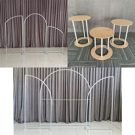 arched collapsible metal frame stand + fabric backdrop. any design|Arched Backdrops .